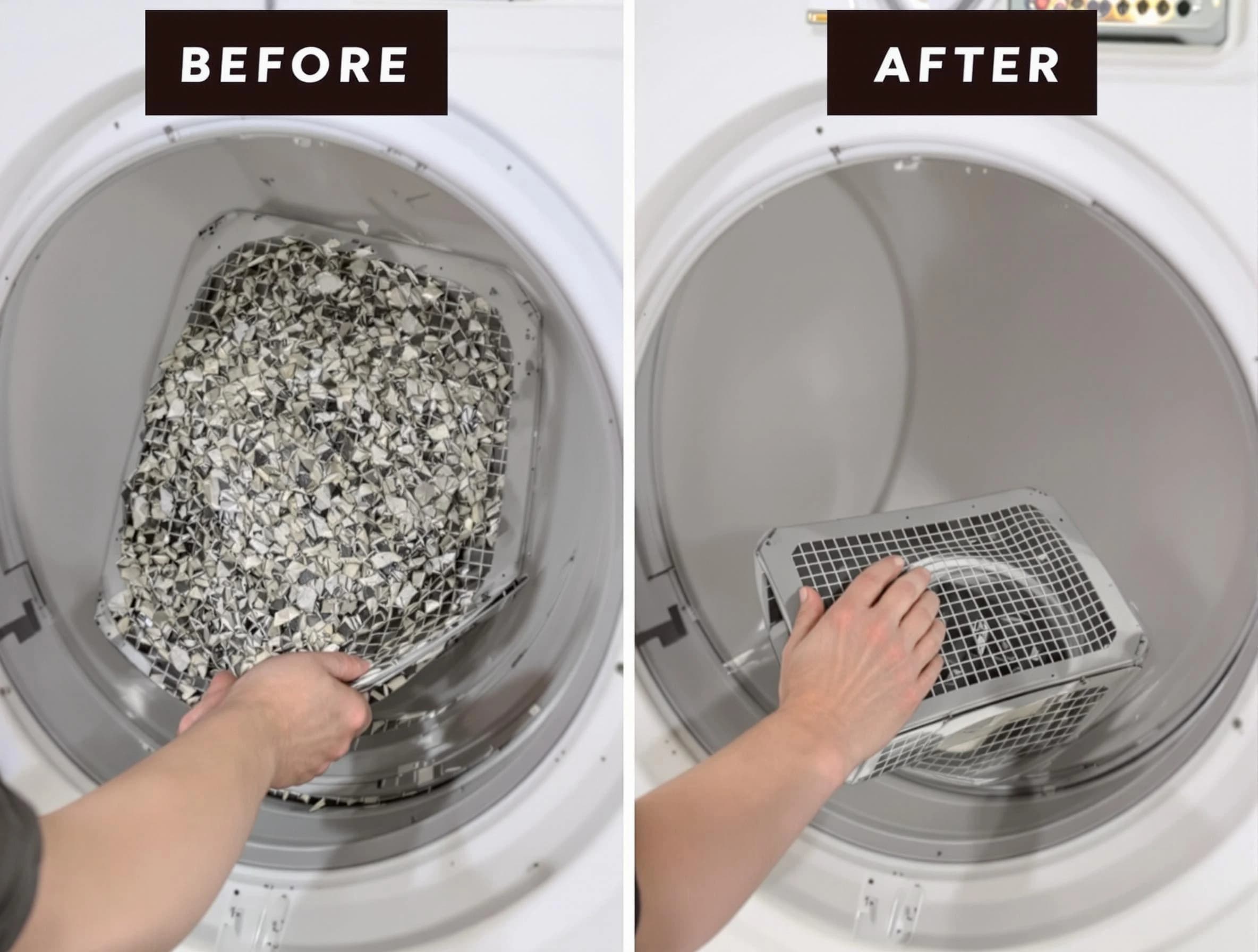 Professional lint trap cleaning by Rostraver Dryer Vent Cleaning in Rostraver