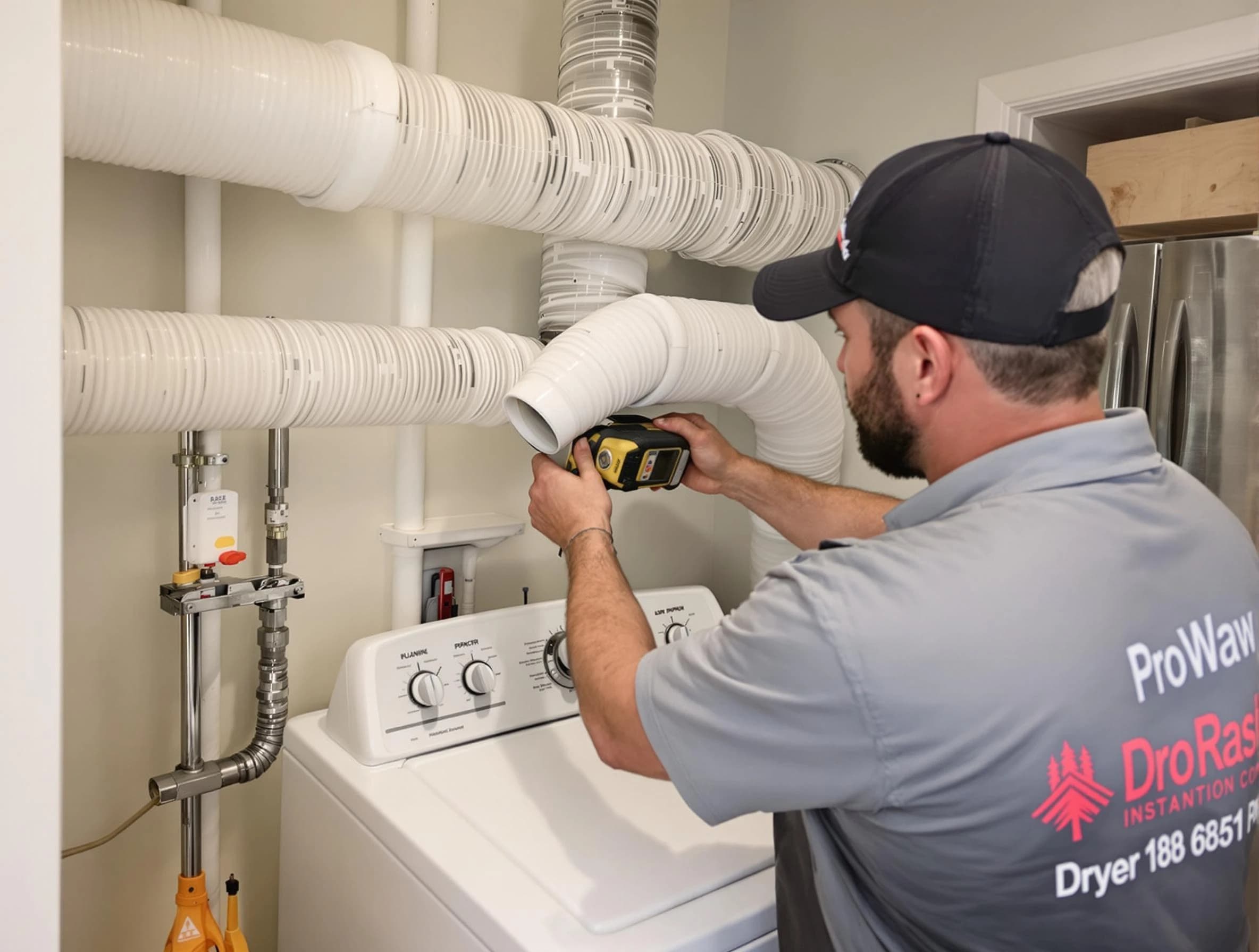 Professional dryer vent hose installation by Rostraver Dryer Vent Cleaning in Rostraver