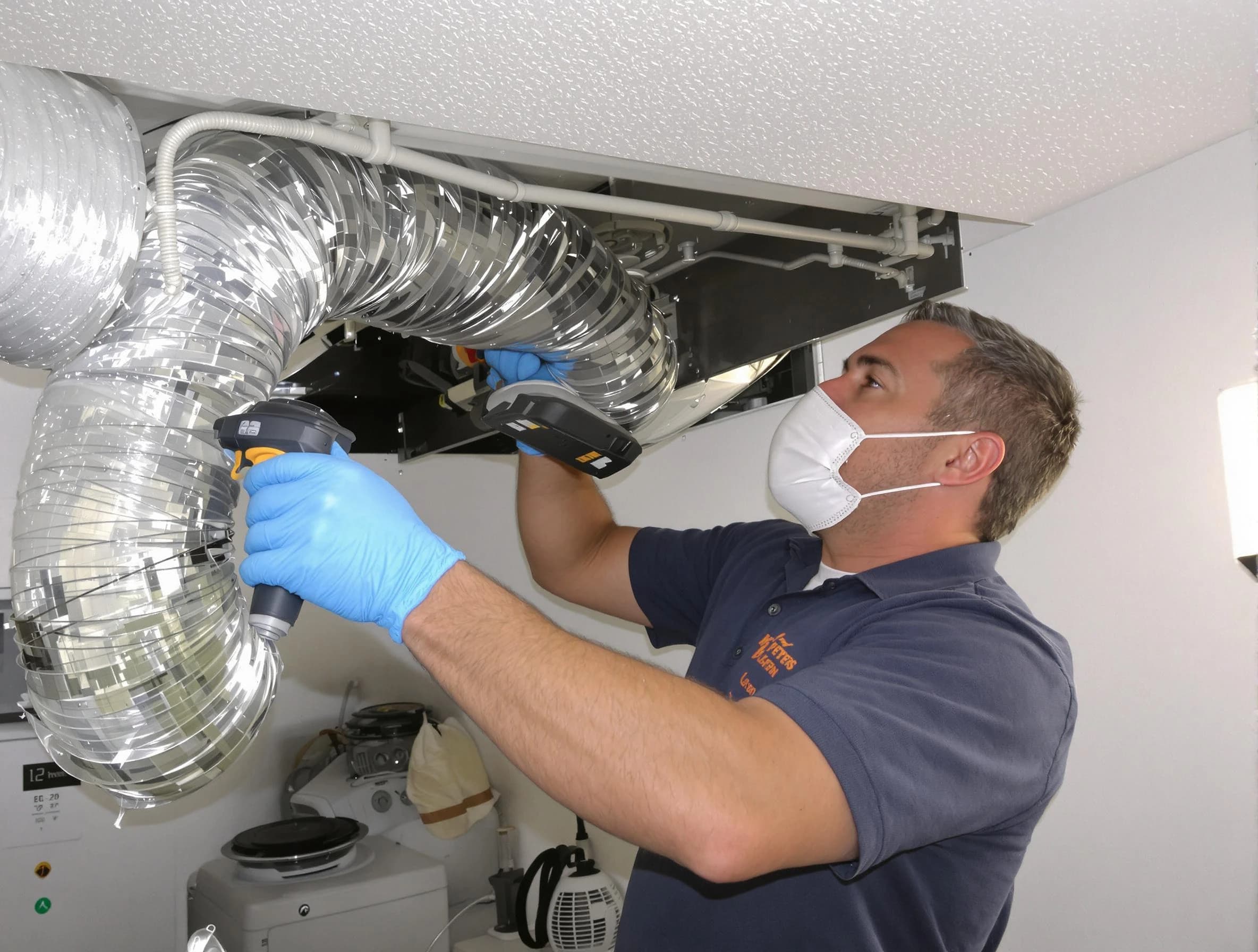 Rostraver Dryer Vent Cleaning professional performing thorough residential dryer vent cleaning in Rostraver